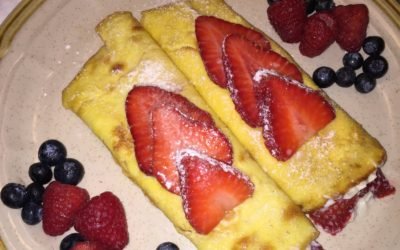 Strawberry Mascarpone Crepes